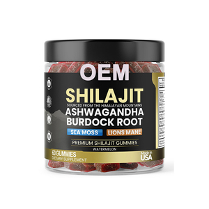 Gomitas de Musgo Marino Orgánico <span class=keywords><strong>Natural</strong></span> para el Apoyo Inmunológico, Fórmula CGMP, Musgo Irlandés con Shilajit y Melena de León, 60 Gomitas Veganas de Musgo Marino - Product Image 2