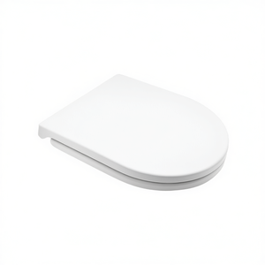 Asiento de Inodoro Blanco Mate de 48 cm de Largo y 39 cm de Ancho con Diseño de Cierre Suave - Product Image 3