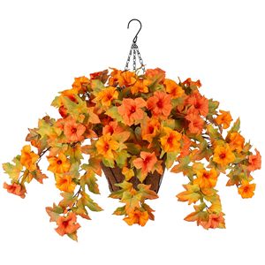 Fleurs artificielles en soie de type Morning Glory, résistantes aux UV, anti-décoloration, plantes de simulation pour la décoration intérieure et extérieure du jardin et du balcon - Product Image 6