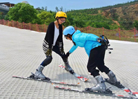 Tapis de piste de ski sec de neige colorée tapis de piste de ski sec artificiel pour l'extérieur