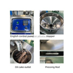 Mini presse à huile domestique pour extraire l'huile de cuisson des arachides, des olives, des avocats, filtration incluse, presse à huile d'olive italienne - Product Image 4