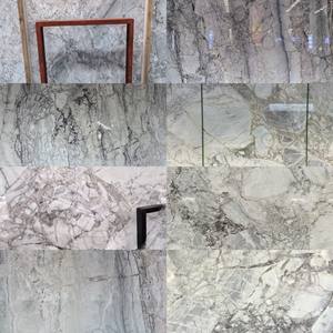 SH taş ufuk gökyüzü gri mermer döşeme için yüksek kalite Modern cilalı DUVAR KAROLARI iç Villa zemin merdiven parlak banyo - Product Image 5