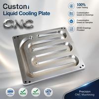 Personnalisation basée sur des dessins, usinage CNC haute performance, plaque froide liquide, bloc d'eau en aluminium OEM ODM pour le refroidissement des serveurs