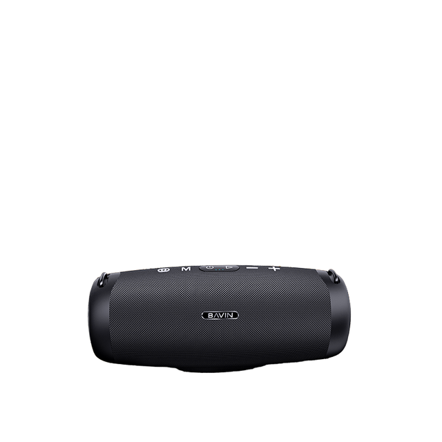 JS Portable Speaker 20W Full-Range Audio IPX5 Waterproof Colorful RGB Lights TWS Pairing Aux 15-20H Playtime Built-in Mic