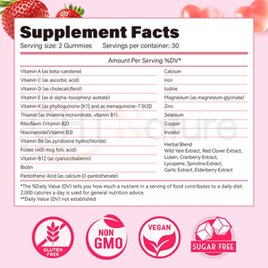 CHTNature大人マルチビタミンサプリメントイノシトールビオチン女性用マルチビタミンミイラ - Product Image 3