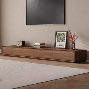 Mobile TV Moderno e Semplice in Stile Nordico, Combinazione Tavolino da Tè, Mobile in <span class=keywords><strong>Legno</strong></span> per Soggiorno e Camera da Letto con Spazio di Archiviazione - Product Image 4