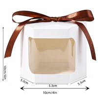 Emballage alimentaire en carton ondulé kraft anti-graisse recyclé Ruigu pour la restauration, poulet frit, gâteaux, bougies, logo personnalisé