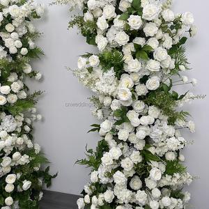 Support à fleurs de mariage <span class=keywords><strong>Grand</strong></span> cerceau en métal Arche dorée pour la décoration - Product Image 6