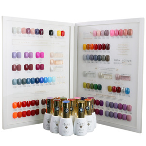 Kit de vernis à ongles gel UV permanent de haute qualité Klana 90 couleurs Fabricant de couche de finition Couche de base Couche de finition mate - Product Image 4