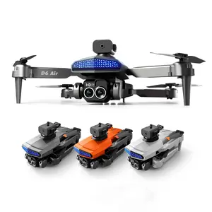 New D6 Pro Brushless Drone HD Dual ESC Camera Obstacle Avoidance Optical Flow Hover Foldable Quadcopter D6 rc drone
