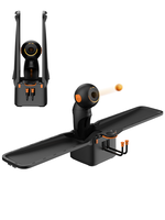 Robot de Tenis de Mesa Pusun Dora Pro con Tracción en 3 Ruedas, Control por Voz a través de Aplicación, 10000 RPM, Máquina de Entrenamiento de Ping Pong sin Atascos