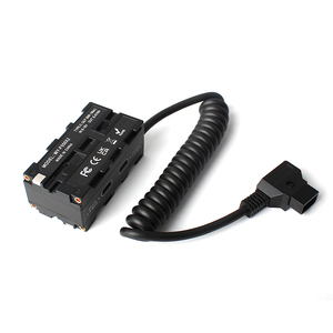 Used for <strong>Sony</strong> <strong>Nikon</strong> Canon DSLR Cameras Photography Accessories <strong>Adapter</strong> Durable Coiled Power Cable D-Tap to NP-F550 Dummy Battery - Product Image 1