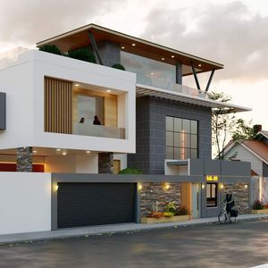 120m2วิลล่าสองชั้นบ้านสำเร็<span class=keywords><strong>จ</strong></span><span class=keywords><strong>รูป</strong></span>พร้อมที่จอดรถสมาร์ทเฮ้าส์แบบจีน - Product Image 5