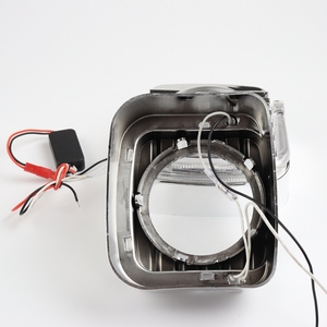 Kuulcql — lentille de projecteur led double xenon, avec capotage en cristal, 2.5 pouces, 3 pouces, disponible en blanc, bleu, rouge - Product Image 5