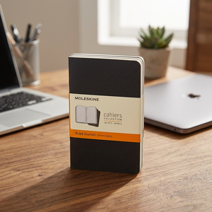 Taccuino Moleskine Cahier 107160-1 PK 100 Fogli Righe Organizer Diaries Copertina Rigida Stile Stampato Pelle PU Rilegatura Termica - Product Image 3