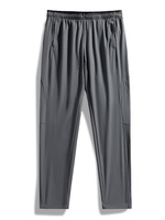 Pantalon unisexe grande taille en soie glacée, séchage rapide, haute élasticité, respirant, coupe droite et ample, pour le sport, les loisirs et les activités de plein air estivales