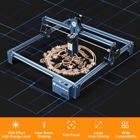 Machine de gravure laser en acier inoxydable intelligente et précise S9 90W, CNC DIY, logo de bureau, graveur laser à diode pour le bois