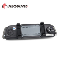 10 "4G ADAS voiture DVR miroir WIFI caméra de voiture intelligente Android 5.1 double objectif vue arrière DVR 1080P enregistreur vidéo Dash Cam GPS