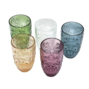 Vaso de Vidrio Personalizado con Textura en Relieve, Vaso Moderno para Regalos Promocionales, Servicio OEM al por Mayor - Product Image 3