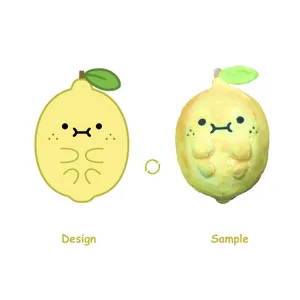 OEM Cute Mini Anime Plushies Keychain Cute Fruits Soft Stuffed Animal Custom Plush Keychains Toys
