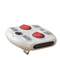 Masseur de pieds, appareil de massage par pétrissage des pieds, machine de thérapie des jambes et des pieds entièrement automatique, utilisation à domicile, compresse chaude relaxante