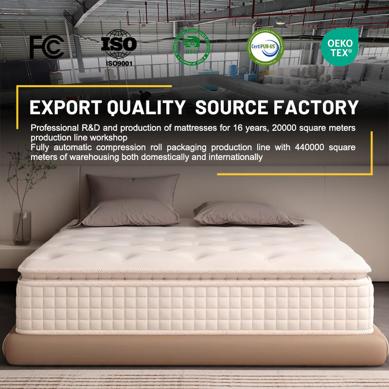 Customized Queen Size king Size Bed Compressed Memory Foam Double ...