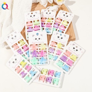 QIYUE Ensemble 6 pièces pour petites pinces à <span class=keywords><strong>cheveux</strong></span> en marbre-Barrettes à motif de <span class=keywords><strong>pierre</strong></span> naturelle pour femmes Petites pinces à <span class=keywords><strong>cheveux</strong></span> antidérapantes - Product Image 1