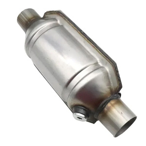 Convertisseur catalytique universel durable 2" 2.25" 2.5" <span class=keywords><strong>3</strong></span>" 400 cellules, catalyseur rond en acier inoxydable à haut débit - Product Image 2