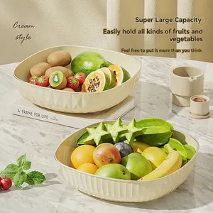 Groothandel Milieuvriendelijk Huisdier Serveerschalen Herbruikbare 23.5Cm Vierkante Vorm Fruit Snoep Snack Opslag Container