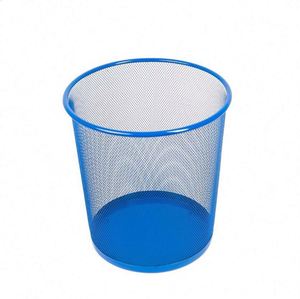 Home or <b>Office</b> Metal square Waste Can Paper Wastebasket Garbage Container Bin for Bathrooms Metal Trash Basket - Product Image 6