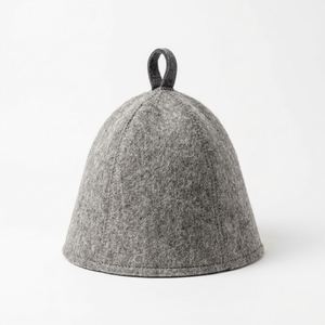 Premium <b>Wool</b> Felt Sauna Hat Men and Women High Absorbent <b>Thermal</b> Protection Cap for Steam Room - Product Image 1