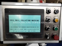 Machine entièrement automatique à grande vitesse pour la fabrication de clous en spirale motorisés pour palettes en bois - Marque TOPS