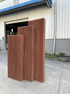Free Sample Evaporative <b>Cooling</b> <b>Pad</b> 1500x600x150mm for Pig Farms Industry Plant Livestock Brown Color Factory Price - Product Image 5