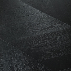 Hiện đại chải thiết kế Chevron gỗ sồi đen sàn gỗ UV sơn mài bề mặt 14/15mm Độ dày T & G cài đặt 5 năm - Product Image 3