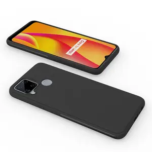 Telepon Kasus Produsen Matte Cellphone Cover TPU Silikon Carcasas untuk Celular untuk Oppo Realme C15 C11 6 Pro X50 5G C3 6i 6S 5