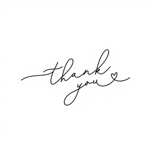 Elegant Black Thank You Cards for Packaging Custom Printable Writable Greeting Inserts for Small Business Gifts & Decoration - Product Image 3