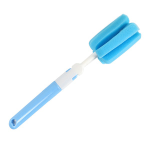 Cup <b>Brush</b> Long Handle Sponge Head For Glass Thermos Baby <b>Bottle</b> Cleaning Plastic Material - Product Image 5