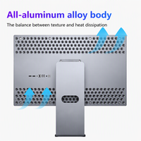 Nouvel écran 27 pouces, résolution 3840x2160, 75 Hz, 300 nits, 100 % sRGB, coque en alliage d'aluminium avec bords fins sur trois côtés