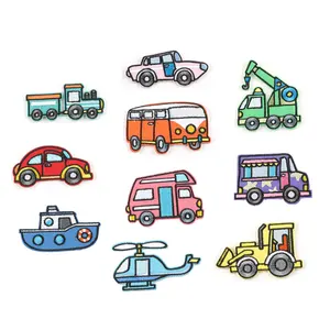 high quality new traffic vehicle self-adhesive patch sticker clothing accessories custom embroidery