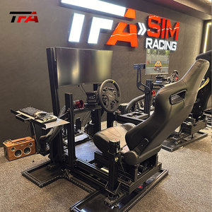 aluminium simulateur de cockpit de course siège voiture conduite simulateur de course jeu de cockpit simulateur de course - Product Image 4