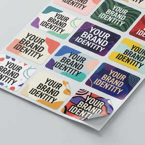 Custom Frosted Blue Glass Vial <b>Labels</b> 10ml Stickers for Liposomal Anti Aging Formula <b>Packaging</b> - Product Image 2