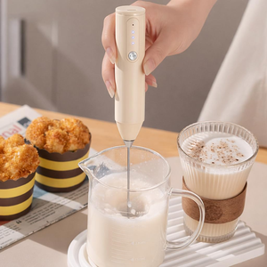 Batidora de Huevos Inalámbrica Recargable, Portátil, de Acero Inoxidable, Mini Batidora Eléctrica para Leche, Espumador de Leche para Café - Product Image 2