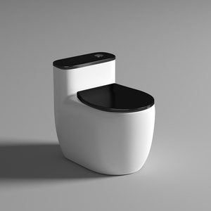 Hiện đại <span class=keywords><strong>m</strong></span>ột <span class=keywords><strong>m</strong></span>ảnh gắn trên sàn phòng tắ<span class=keywords><strong>m</strong></span> commode Trắng nhà vệ sinh gố<span class=keywords><strong>m</strong></span> WC nhà vệ sinh <span class=keywords><strong>m</strong></span>àu đen - Product Image 4