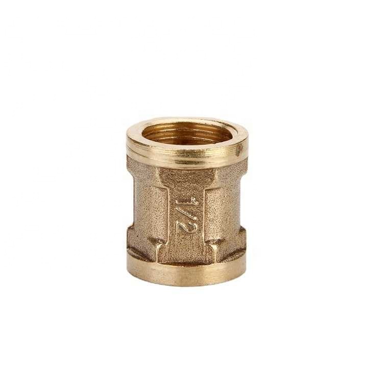 Copper Pipe Internal Thread Direct Copper Fitting Straight Coupling Reducer 4 Inch 6 Inch 1 Inch Size Adapter