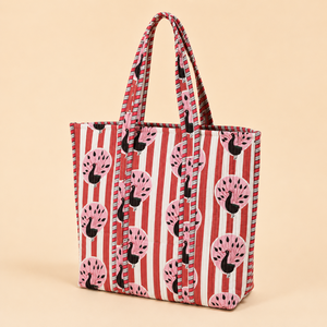 <b>Large</b> Capacity Stylish Cotton Shoulder Tote <b>Bag</b> with Zipper Closure Women's Reusable Shopper Handbag for <b>Beach</b> Travel Grocery - Product Image 2