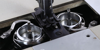Machine à coudre industrielle robuste à entraînement direct 4420 avec grand crochet et moteur métallique pour draps, tentes, canapés et coussins de voiture