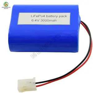 Batterie LiFePo4, 26650 v, 3000mah, type 6.4, 2S1P, accus