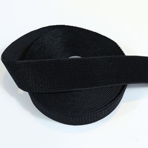 Bande auto-agrippante élastique Liwei en polyester/nylon écologique, anti-rayures, à coudre pour vêtements, approvisionnement direct usine - Product Image 2