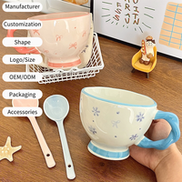 Mug en porcelaine haut de gamme, design classique, écologique, sans danger pour les aliments, réutilisable pour la maison et le bureau, origine Fujian, emballage cadeau, céramique