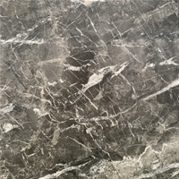 Dalles de calcite grise foncée naturelle Grigio Carnico, calcite grise polie, carreaux de sol, dalle de marbre gris de haute qualité, design d'intérieur